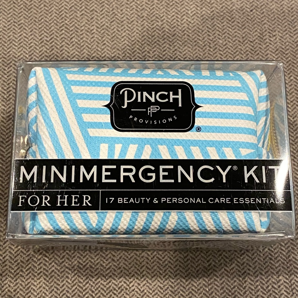 MINIMERGENCY New Blue and white striped